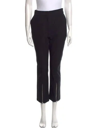 Pre-owned Derek Lam Straight Leg Pants In Black