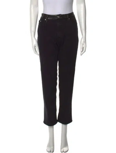Pre-owned Derek Lam Straight Leg Pants In Black