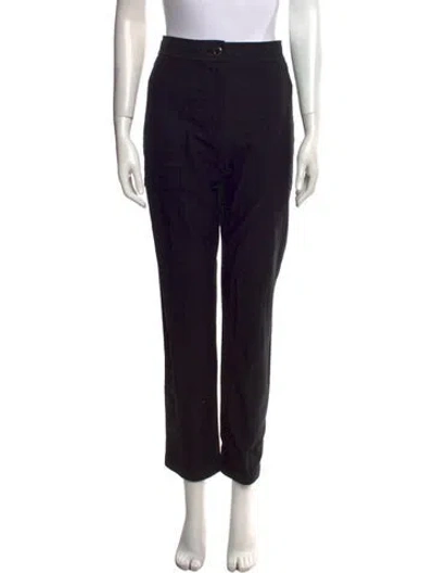 Pre-owned Derek Lam Straight Leg Pants In Black
