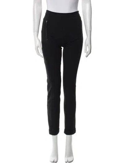 Pre-owned Derek Lam Straight Leg Pants In Black