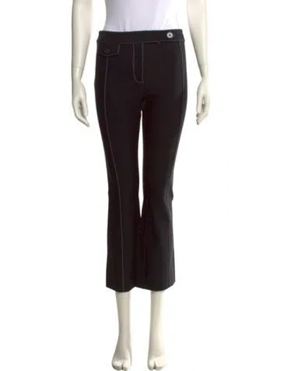 Pre-owned Derek Lam Straight Leg Pants In Black