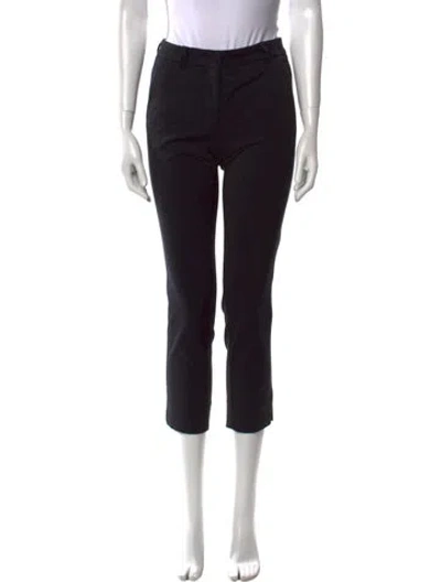 Pre-owned Derek Lam Straight Leg Pants In Black
