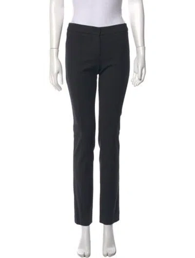 Pre-owned Derek Lam Straight Leg Pants In Black