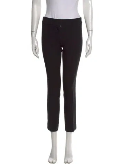 Pre-owned Derek Lam Straight Leg Pants In Black