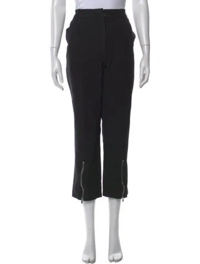 Pre-owned Derek Lam Straight Leg Pants In Black