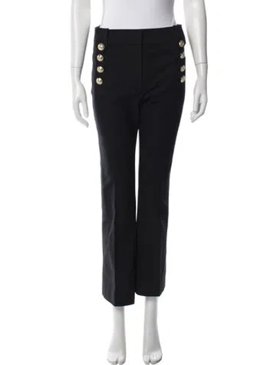 Pre-owned Derek Lam Straight Leg Pants In Black