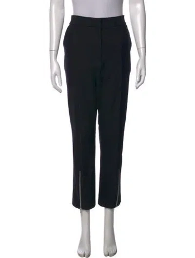 Pre-owned Derek Lam Straight Leg Pants In Black