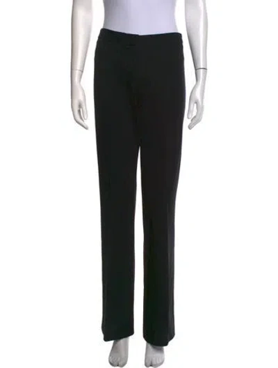 Pre-owned Derek Lam Straight Leg Pants In Black