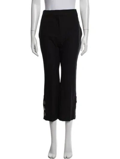Pre-owned Derek Lam Straight Leg Pants In Black