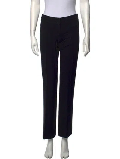 Pre-owned Derek Lam Straight Leg Pants In Black