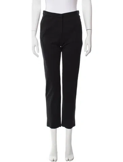Pre-owned Derek Lam Straight Leg Pants In Black
