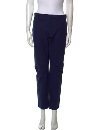 Pre-owned Derek Lam Straight Leg Pants In Blue