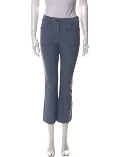 Pre-owned Derek Lam Straight Leg Pants In Blue