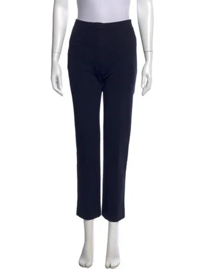 Pre-owned Derek Lam Straight Leg Pants In Blue