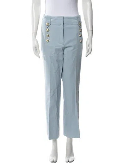 Pre-owned Derek Lam Straight Leg Pants In Blue