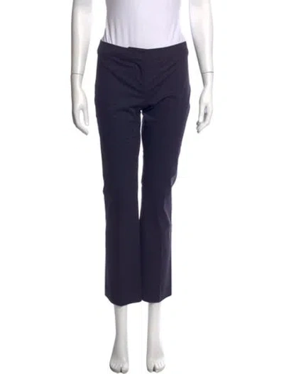 Pre-owned Derek Lam Straight Leg Pants In Blue