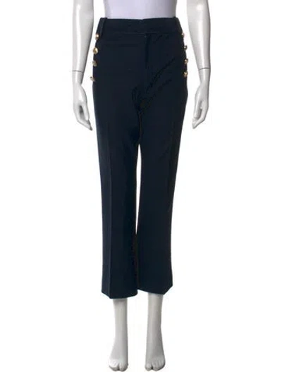 Pre-owned Derek Lam Straight Leg Pants In Blue