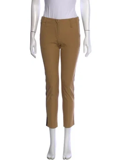 Pre-owned Derek Lam Straight Leg Pants In Brown