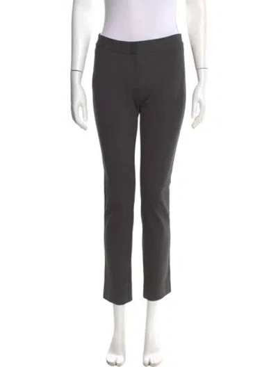 Pre-owned Derek Lam Straight Leg Pants In Gray