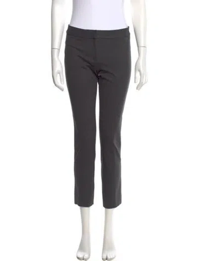 Pre-owned Derek Lam Straight Leg Pants In Gray