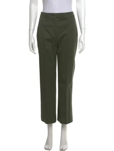 Pre-owned Derek Lam Straight Leg Pants In Green