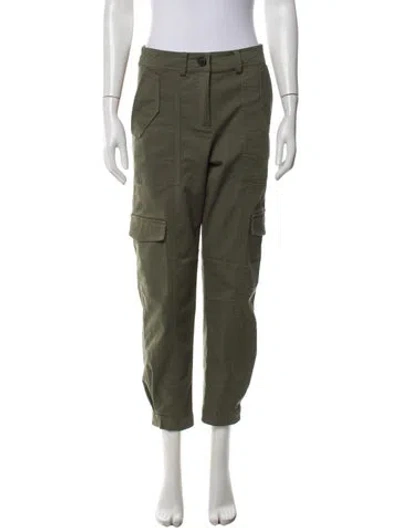Pre-owned Derek Lam Straight Leg Pants In Green
