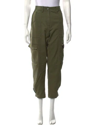 Pre-owned Derek Lam Straight Leg Pants In Green