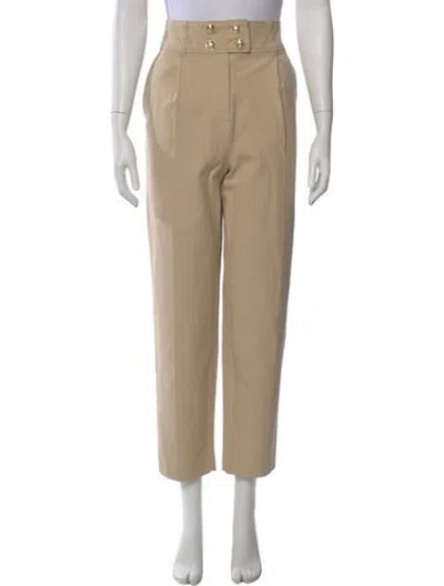 Pre-owned Derek Lam Straight Leg Pants In Neutral