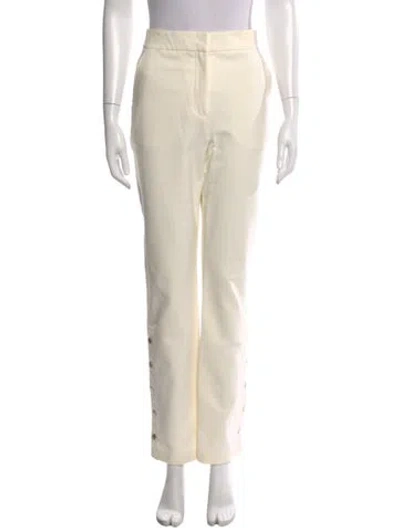 Pre-owned Derek Lam Straight Leg Pants In Neutral