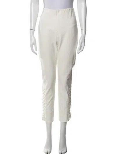 Pre-owned Derek Lam Straight Leg Pants In Neutrals