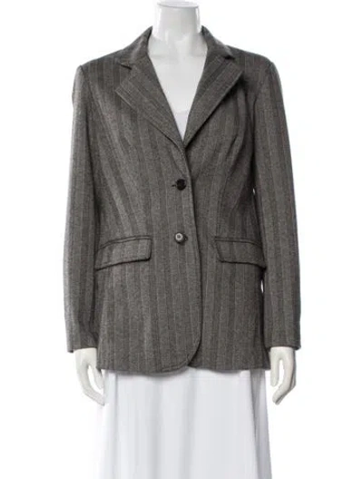 Pre-owned Derek Lam Striped Blazer In Neutral