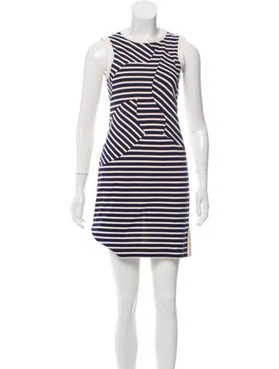 Pre-owned Derek Lam Striped Canvas Dress