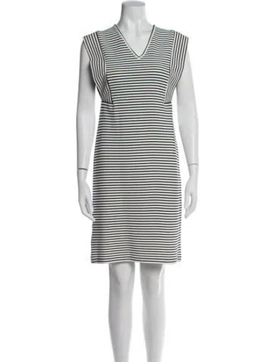 Pre-owned Derek Lam Striped Knee-length Dress In Multi