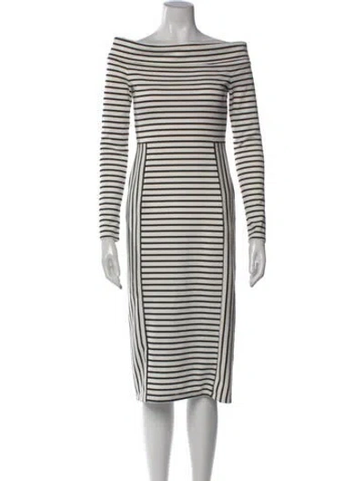 Pre-owned Derek Lam Striped Knee-length Dress In Multi