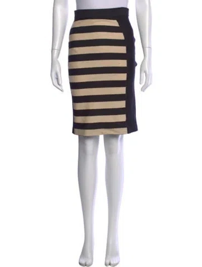 Pre-owned Derek Lam Striped Knee-length Skirt