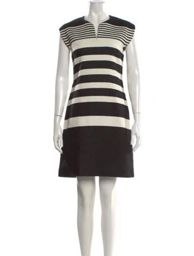 Pre-owned Derek Lam Striped Mini Dress