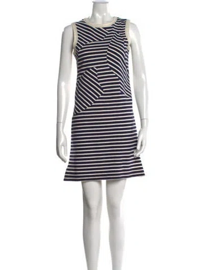 Pre-owned Derek Lam Striped Mini Dress