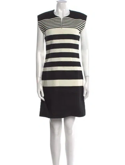 Pre-owned Derek Lam Striped Mini Dress In Multi