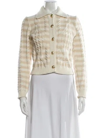Pre-owned Derek Lam Striped Sweater In Neutral