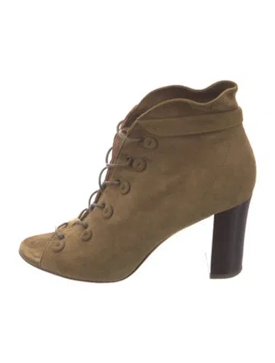 Pre-owned Derek Lam Suede Pumps In Green