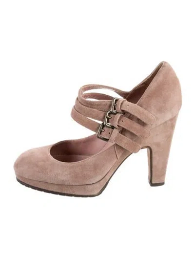 Pre-owned Derek Lam Suede Pumps In Pink