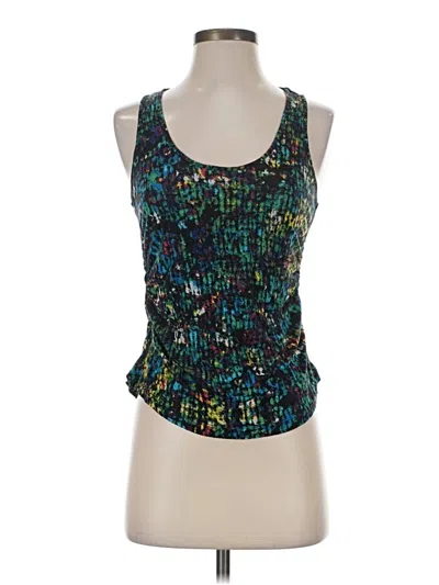 Pre-owned Derek Lam Tank Top Teal Strapless Neckline Tops