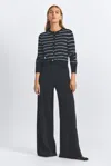 Derek Lam Tempest Wide Leg Knit Trouser-black In Black