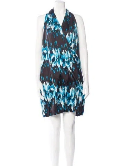 Pre-owned Derek Lam Tie-dye Print Mini Dress In Multi