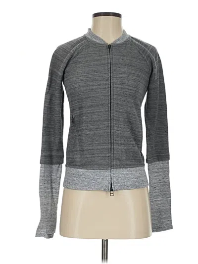 Pre-owned Derek Lam Track Jacket In Gray