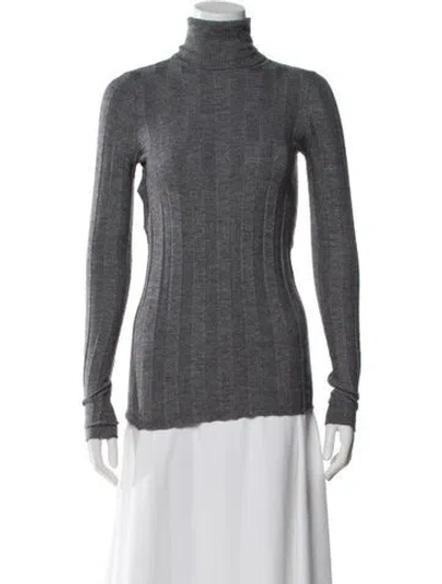 Pre-owned Derek Lam Turtleneck Sweater In Gray
