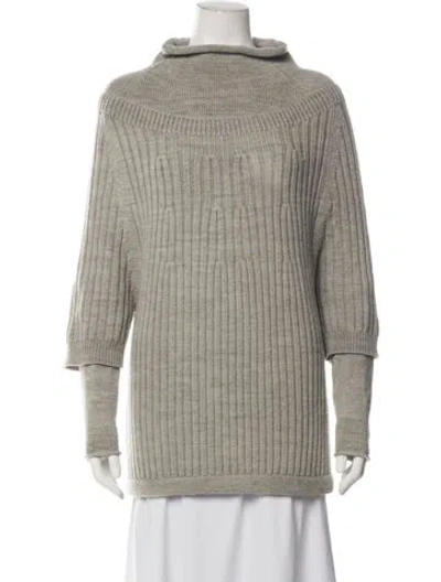Pre-owned Derek Lam Turtleneck Sweater In Grey