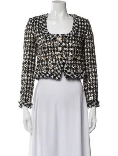 Pre-owned Derek Lam Tweed Pattern Evening Jacket In Multi
