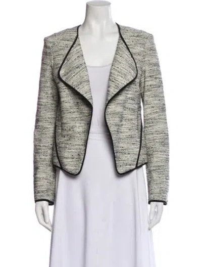 Pre-owned Derek Lam Tweed Pattern Jacket In Black