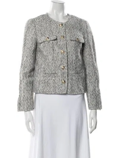 Pre-owned Derek Lam Tweed Pattern Jacket In Multi